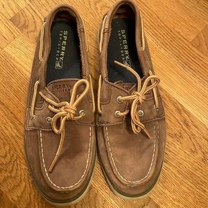 Tan Sperry LEEWARD BOAT SHOE